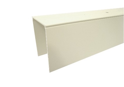 Vouwhordeur Plissé bovengeleider